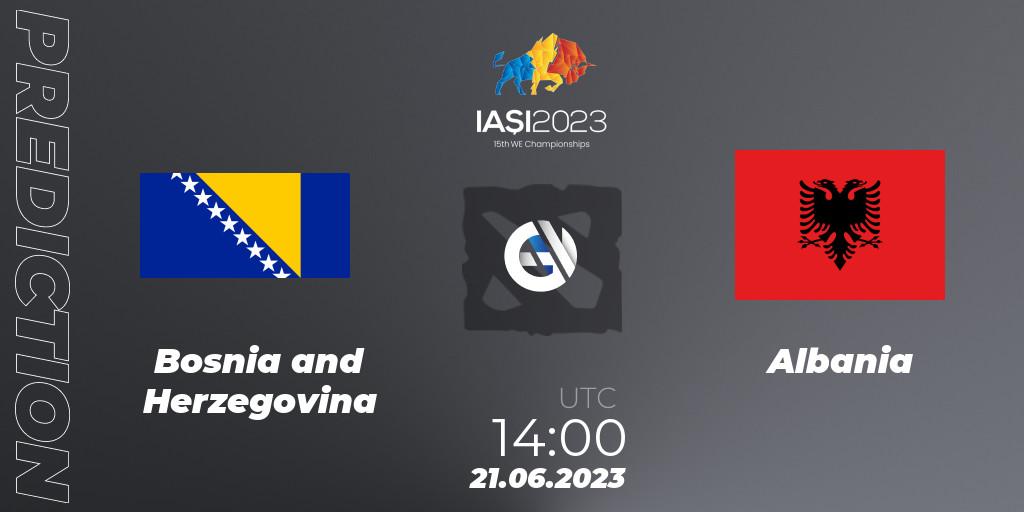 Bosnia and Herzegovina vs Albania: Betting TIp, Match Prediction. 21.06.2023 at 14:12. Dota 2, IESF Europe B Qualifier 2023