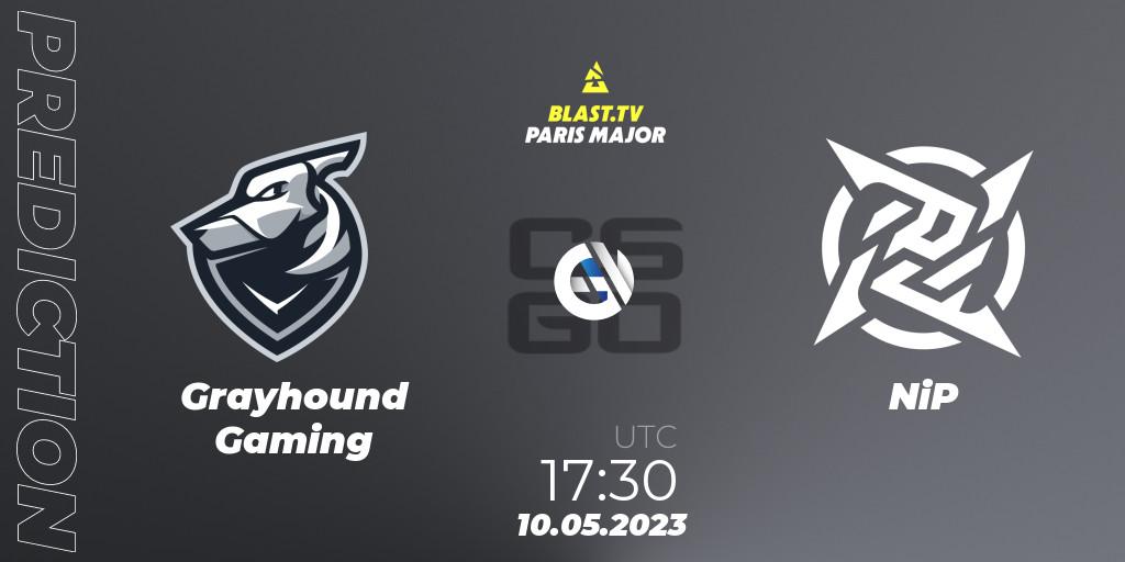 Grayhound Gaming vs NiP: Betting TIp, Match Prediction. 10.05.2023 at 16:10. Counter-Strike (CS2), BLAST Paris Major 2023 Challengers Stage