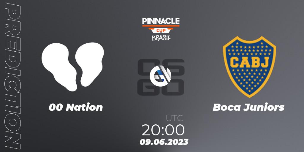 00 Nation vs Boca Juniors: Betting TIp, Match Prediction. 09.06.23. CS2 (CS:GO), Pinnacle Brazil Cup 1