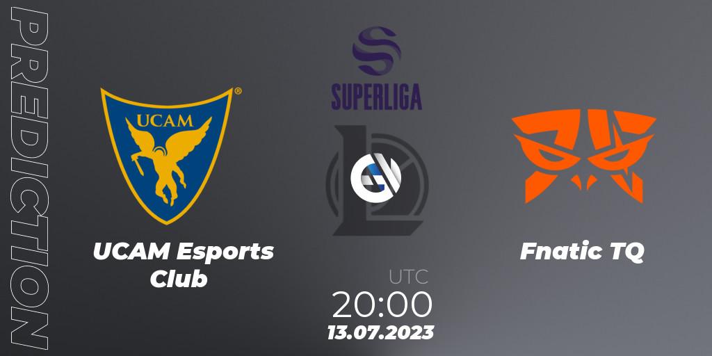 UCAM Esports Club vs Fnatic TQ: Betting TIp, Match Prediction. 13.07.23. LoL, Superliga Summer 2023 - Group Stage