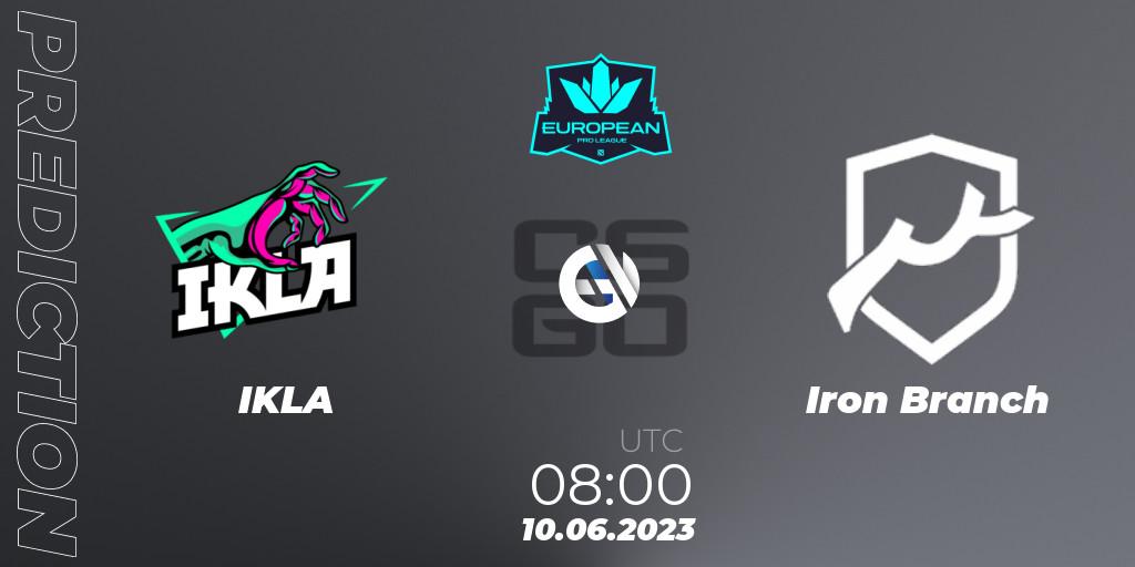 IKLA vs Iron Branch: Betting TIp, Match Prediction. 10.06.23. CS2 (CS:GO), European Pro League Season 8