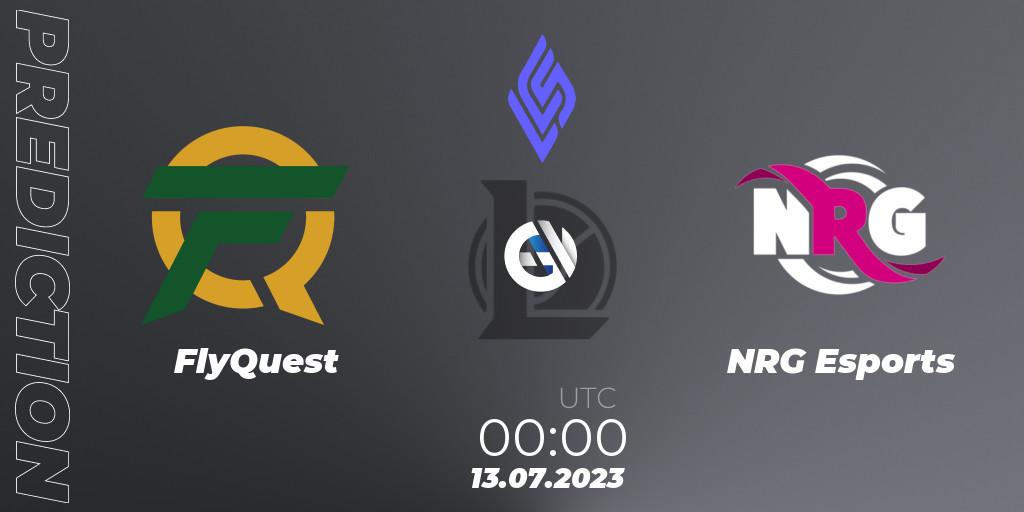 FlyQuest vs NRG Esports: Betting TIp, Match Prediction. 12.07.23. LoL, LCS Summer 2023 - Group Stage