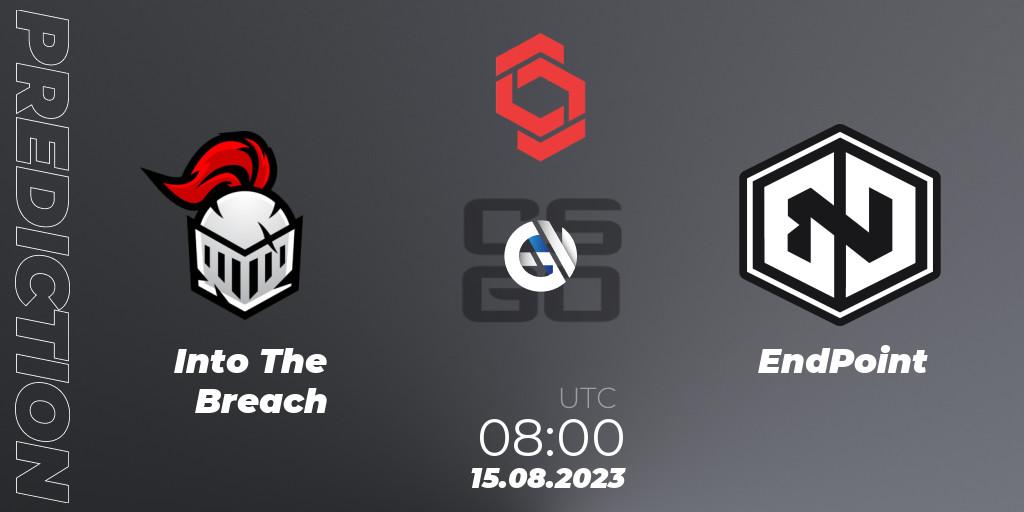 Into The Breach vs EndPoint: Betting TIp, Match Prediction. 15.08.2023 at 08:00. Counter-Strike (CS2), CCT Central Europe Series #7
