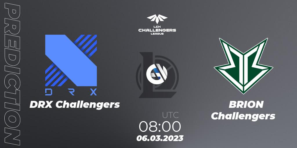 DRX Challengers vs Brion Esports Challengers: Betting TIp, Match Prediction. 06.03.23. LoL, LCK Challengers League 2023 Spring