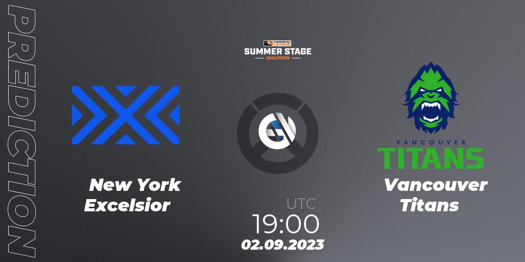 New York Excelsior vs Vancouver Titans: Betting TIp, Match Prediction. 02.09.23. Overwatch, Overwatch League 2023 - Summer Stage Qualifiers