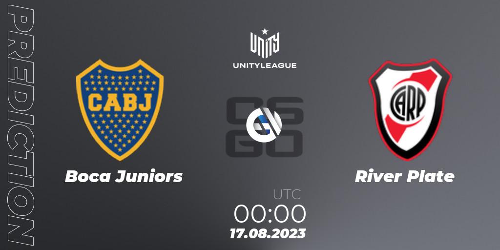 Boca Juniors vs River Plate: Betting TIp, Match Prediction. 17.08.2023 at 00:00. Counter-Strike (CS2), LVP Unity League Argentina 2023