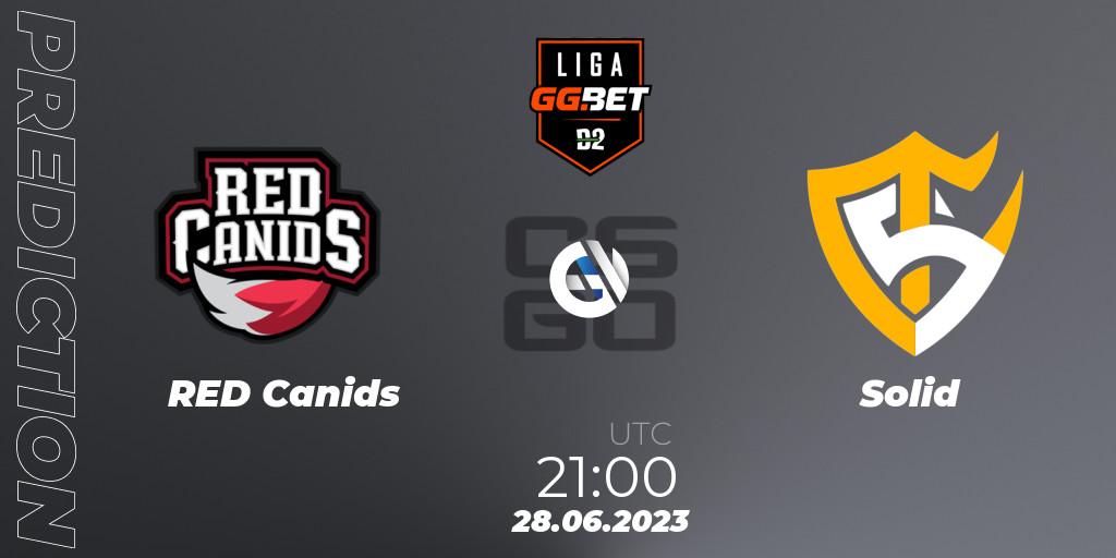 RED Canids vs Solid: Betting TIp, Match Prediction. 28.06.23. CS2 (CS:GO), Dust2 Brasil Liga Season 1