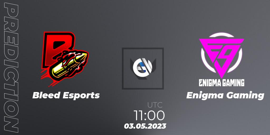 Bleed Esports vs Enigma Gaming: Betting TIp, Match Prediction. 03.05.23. VALORANT, VALORANT Challengers 2023: Malaysia & Singapore Split 2 - Group stage