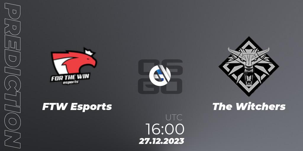 FTW Esports vs The Witchers: Betting TIp, Match Prediction. 27.12.23. CS2 (CS:GO), Betswap Winter Cup 2023