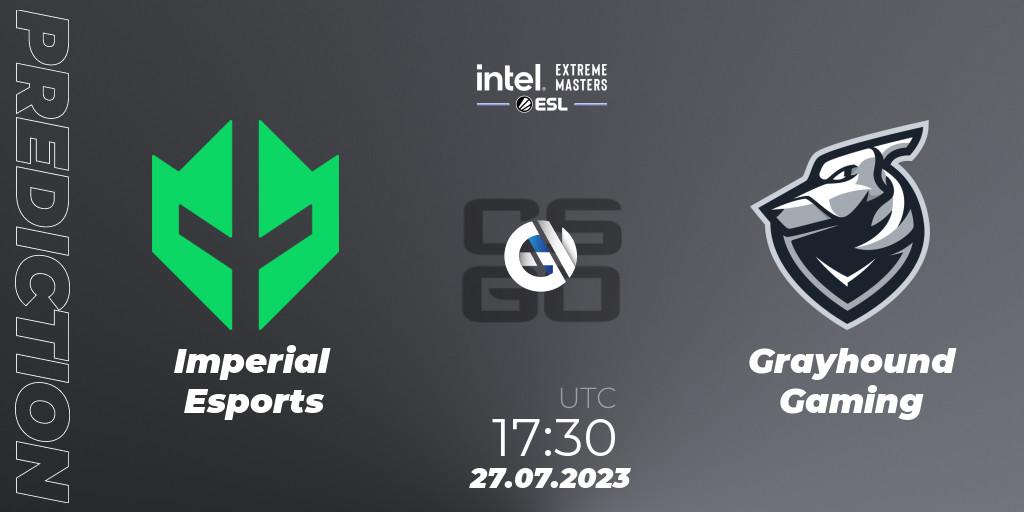Imperial Esports vs Grayhound Gaming: Betting TIp, Match Prediction. 27.07.23. CS2 (CS:GO), IEM Cologne 2023 - Play-In