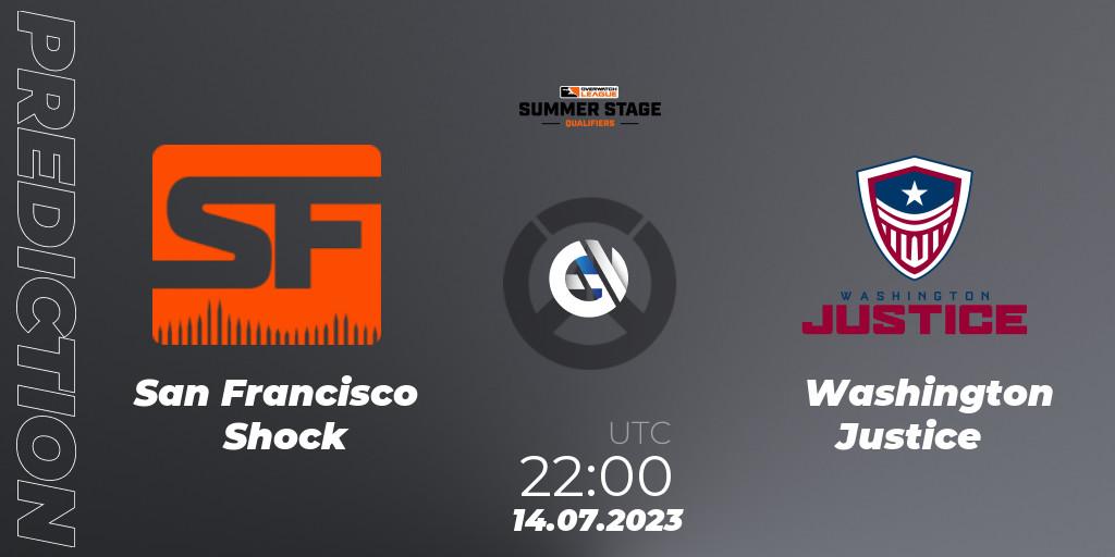 San Francisco Shock vs Washington Justice: Betting TIp, Match Prediction. 14.07.23. Overwatch, Overwatch League 2023 - Summer Stage Qualifiers