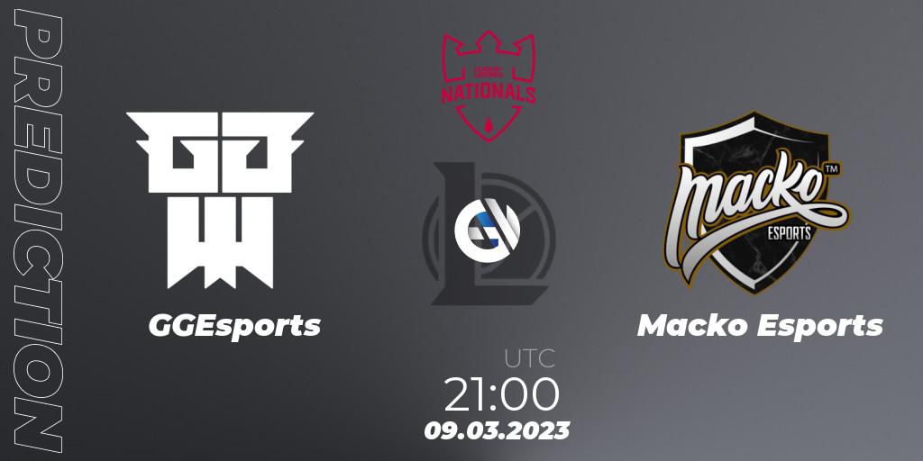 GGEsports vs Macko Esports: Betting TIp, Match Prediction. 09.03.2023 at 21:00. LoL, PG Nationals Spring 2023 - Group Stage