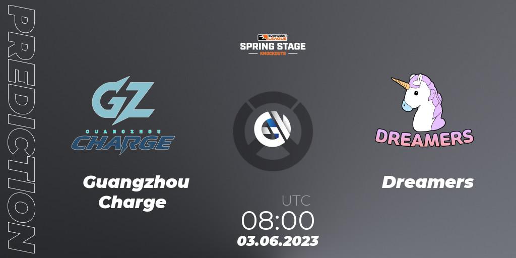 Guangzhou Charge vs Dreamers: Betting TIp, Match Prediction. 03.06.2023 at 08:00. Overwatch, OWL Stage Knockouts Spring 2023