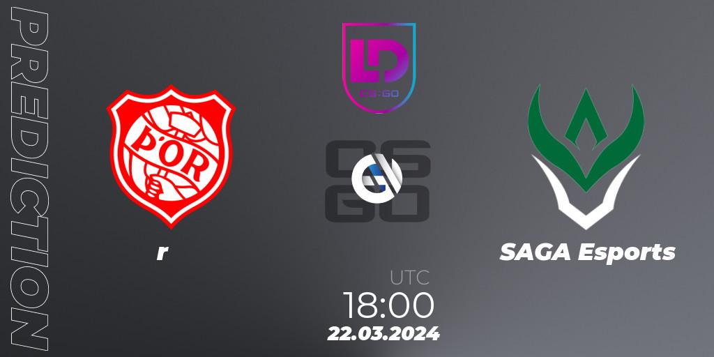 Þór vs SAGA Esports: Betting TIp, Match Prediction. 22.03.24. CS2 (CS:GO), Icelandic Esports League Season 8