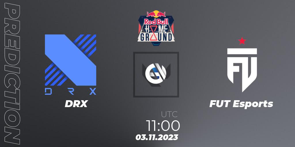 DRX vs FUT Esports: Betting TIp, Match Prediction. 03.11.23. VALORANT, Red Bull Home Ground #4 - Swiss Stage