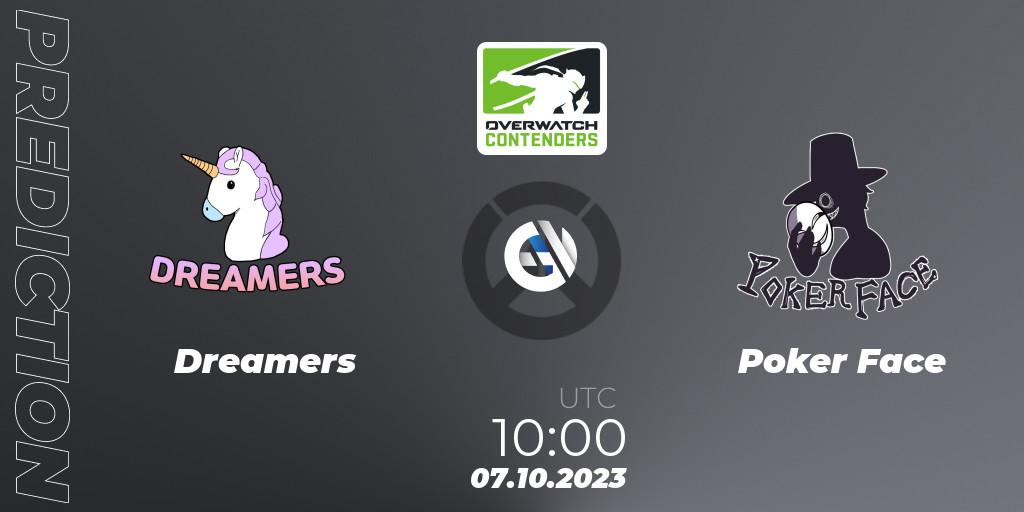 Dreamers vs Poker Face: Betting TIp, Match Prediction. 07.10.23. Overwatch, Overwatch Contenders 2023 Fall Series: Korea