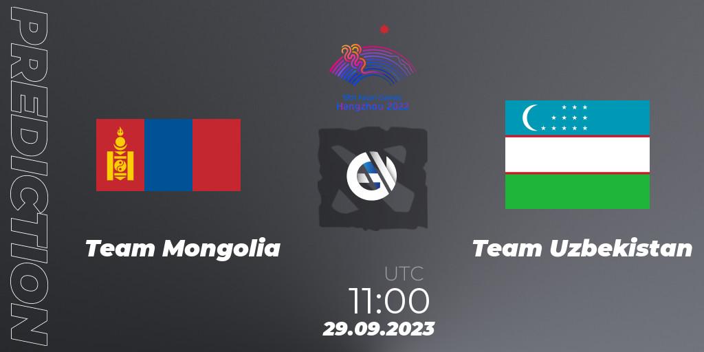Team Mongolia vs Team Uzbekistan: Betting TIp, Match Prediction. 29.09.23. Dota 2, 2022 Asian Games