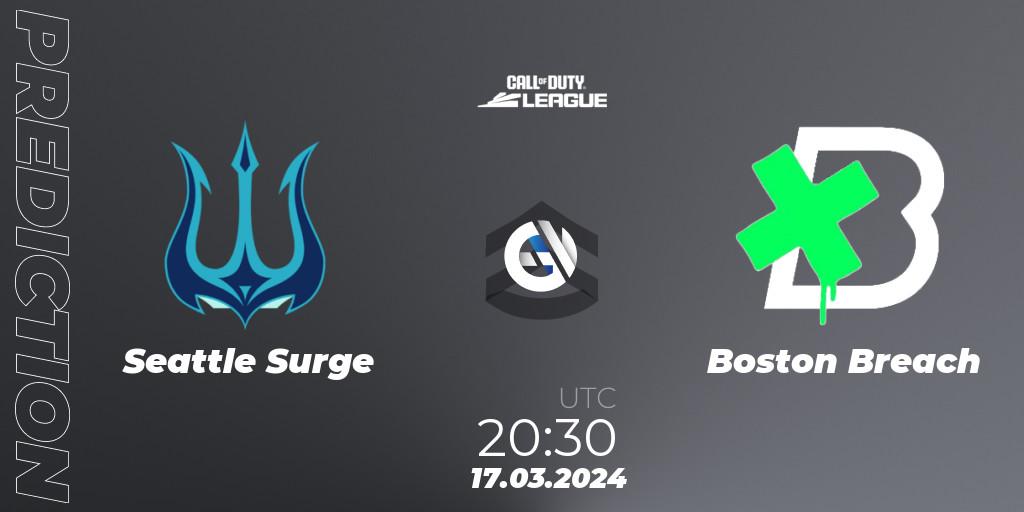 Seattle Surge vs Boston Breach: Betting TIp, Match Prediction. 17.03.2024 at 20:30. Call of Duty, Call of Duty League 2024: Stage 2 Major Qualifiers
