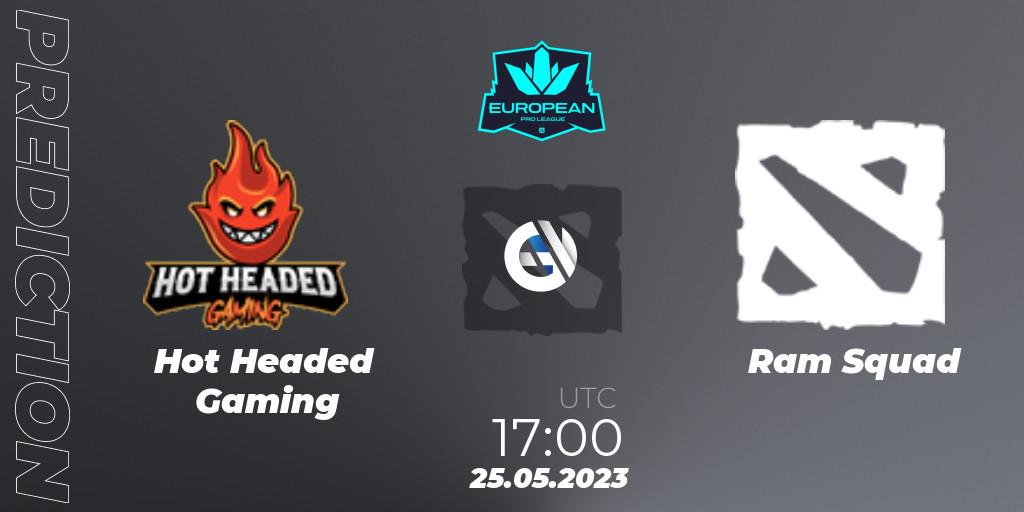 Hot Headed Gaming vs Ram Squad: Betting TIp, Match Prediction. 25.05.2023 at 16:59. Dota 2, European Pro League Season 9