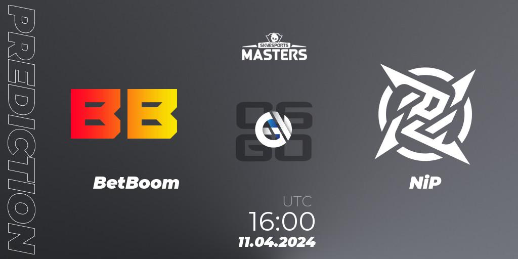 BetBoom vs NiP: Betting TIp, Match Prediction. 11.04.24. CS2 (CS:GO), Skyesports Masters 2024
