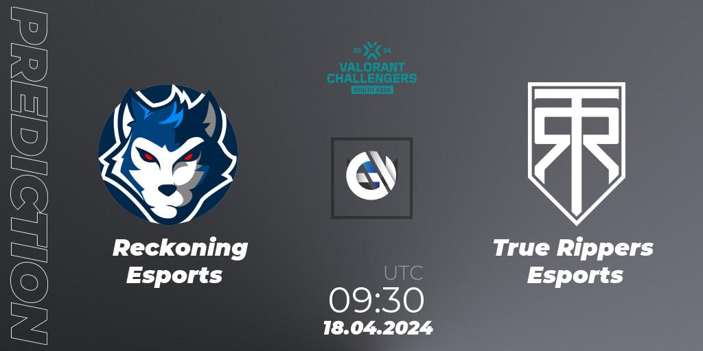 Reckoning Esports vs True Rippers Esports: Betting TIp, Match Prediction. 18.04.24. VALORANT, VALORANT Challengers 2024 South Asia: Split 1 - Cup 2