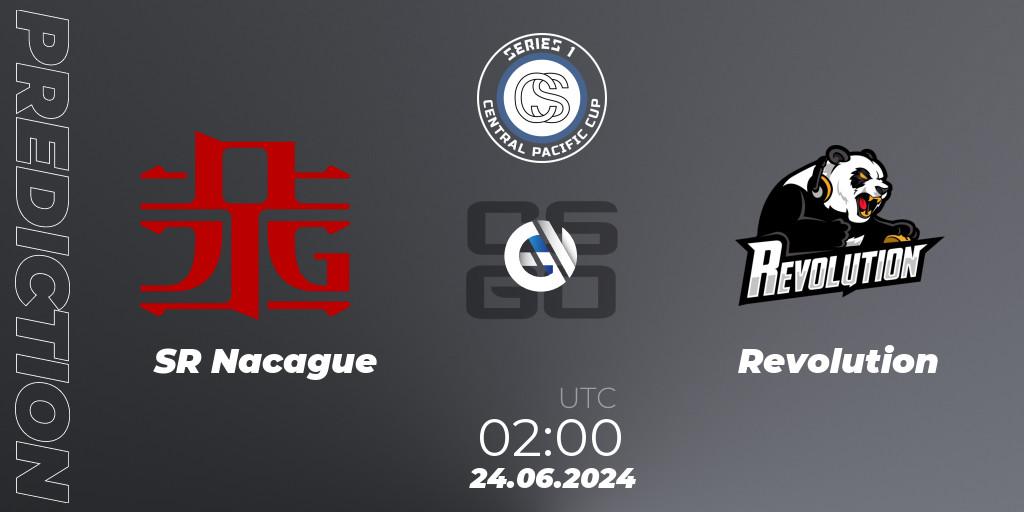SR Nacague vs Revolution: Betting TIp, Match Prediction. 24.06.2024 at 02:00. Counter-Strike (CS2), Central Pacific Cup: Series 1