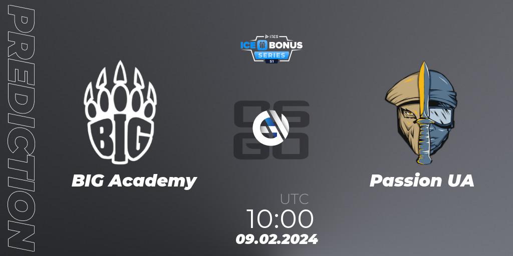 BIG Academy vs Passion UA: Betting TIp, Match Prediction. 09.02.24. CS2 (CS:GO), IceBonus Series #1