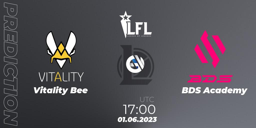 Vitality Bee vs BDS Academy: Betting TIp, Match Prediction. 01.06.23. LoL, LFL Summer 2023 - Group Stage