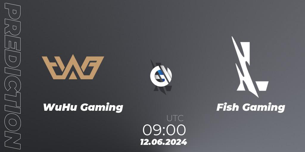 WuHu Gaming vs Fish Gaming: Betting TIp, Match Prediction. 12.06.2024 at 09:00. Wild Rift, Wild Rift Super League Summer 2024 - 5v5 Tournament Group Stage