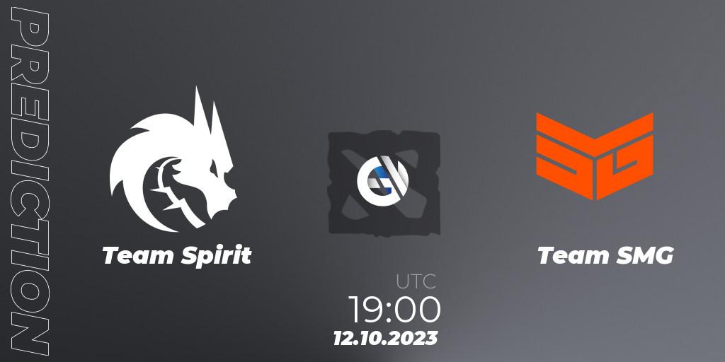 Team Spirit vs Team SMG: Betting TIp, Match Prediction. 12.10.23. Dota 2, The International 2023 - Group Stage