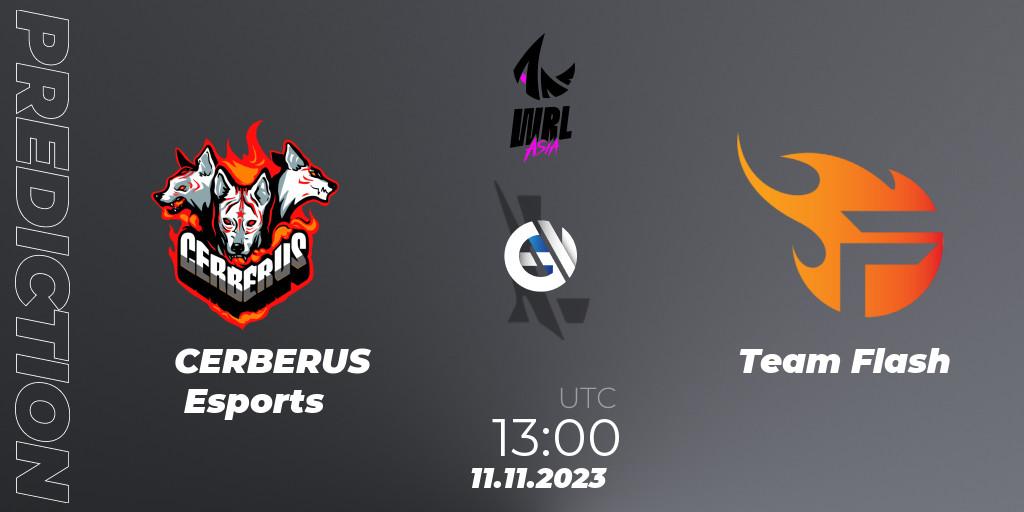 CERBERUS Esports vs Team Flash: Betting TIp, Match Prediction. 11.11.2023 at 13:00. Wild Rift, WRL Asia 2023 - Season 2 - Regular Season