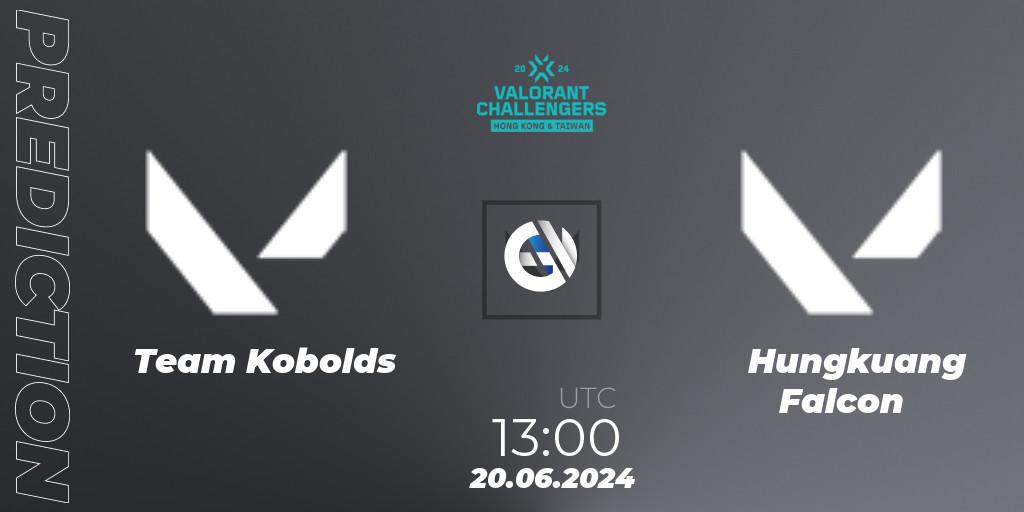Team Kobolds vs Hungkuang Falcon: Betting TIp, Match Prediction. 20.06.2024 at 13:00. VALORANT, VALORANT Challengers Hong Kong and Taiwan 2024: Split 2