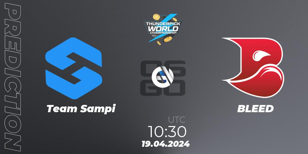 Team Sampi vs BLEED: Betting TIp, Match Prediction. 19.04.24. CS2 (CS:GO), Thunderpick World Championship 2024: European Series #1