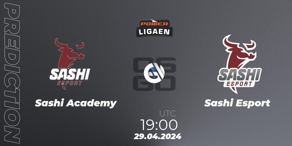 Sashi Academy vs Sashi Esport: Betting TIp, Match Prediction. 29.04.2024 at 19:00. Counter-Strike (CS2), Dust2.dk Ligaen Season 26