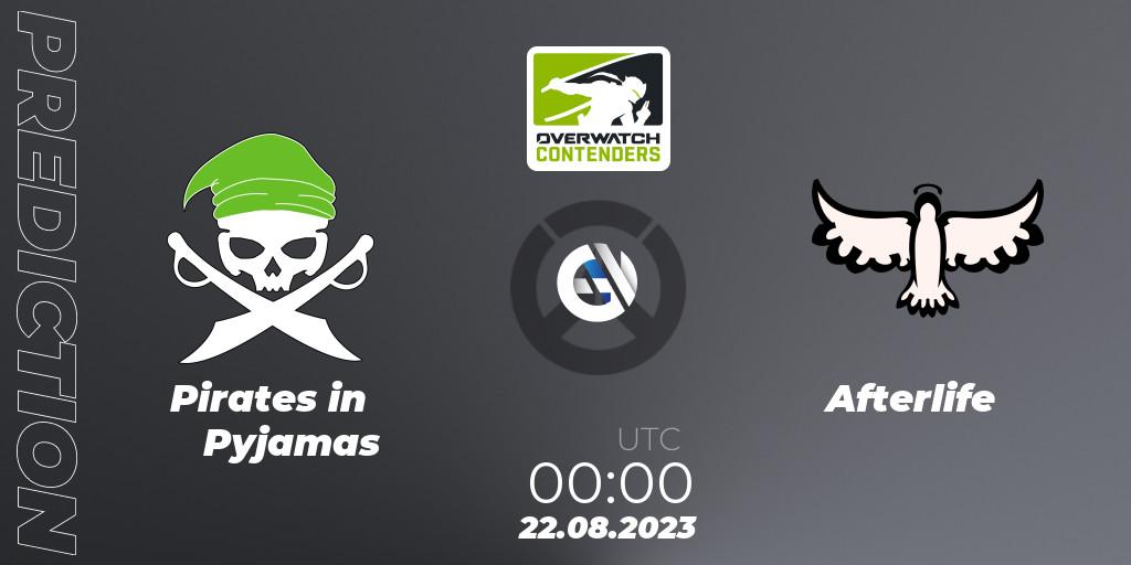 Pirates in Pyjamas vs Afterlife: Betting TIp, Match Prediction. 22.08.23. Overwatch, Overwatch Contenders 2023 Summer Series: North America