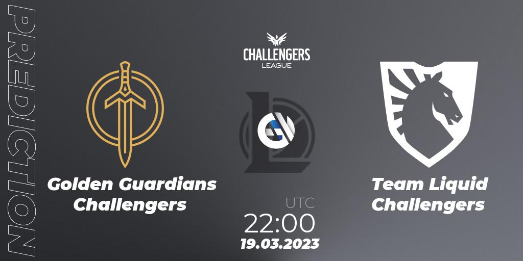 Golden Guardians Challengers vs Team Liquid Challengers: Betting TIp, Match Prediction. 19.03.23. LoL, NACL 2023 Spring - Playoffs