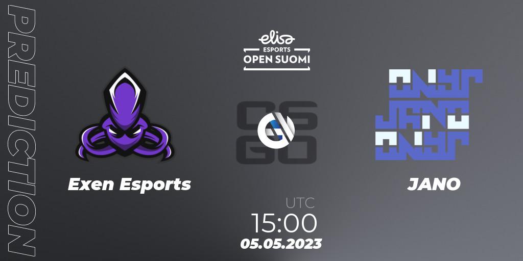 Exen Esports vs JANO: Betting TIp, Match Prediction. 05.05.23. CS2 (CS:GO), Elisa Open Suomi Season 5