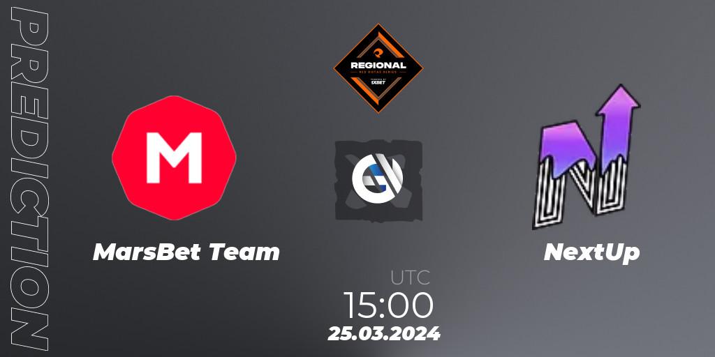 MarsBet Team vs NextUp: Betting TIp, Match Prediction. 25.03.24. Dota 2, RES Regional Series: EU #1