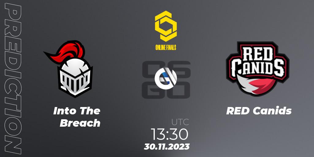 Into The Breach vs RED Canids: Betting TIp, Match Prediction. 30.11.23. CS2 (CS:GO), CCT Online Finals #5