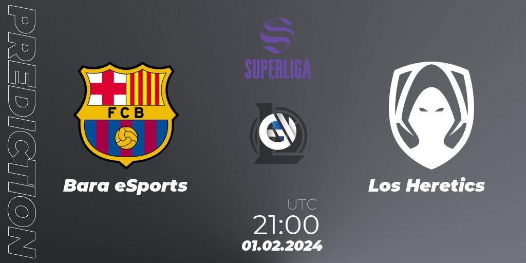 Barça eSports vs Los Heretics: Betting TIp, Match Prediction. 01.02.2024 at 21:00. LoL, Superliga Spring 2024 - Group Stage
