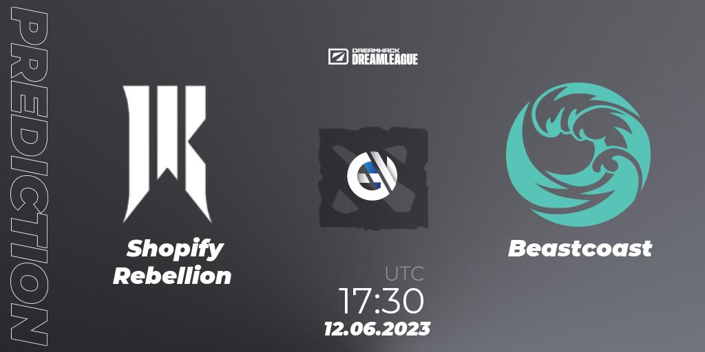 Shopify Rebellion vs Beastcoast: Betting TIp, Match Prediction. 12.06.23. Dota 2, DreamLeague Season 20 - Group Stage 1