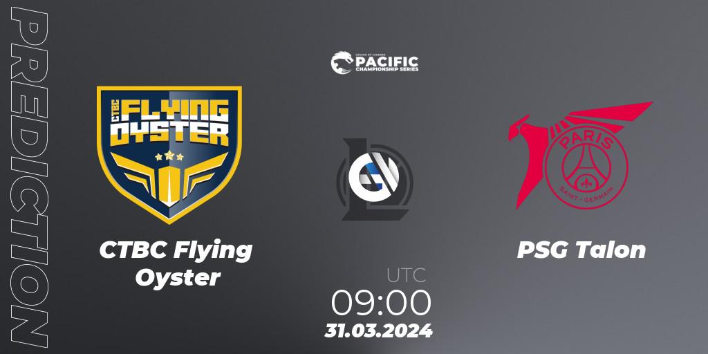 CTBC Flying Oyster vs PSG Talon: Betting TIp, Match Prediction. 31.03.24. LoL, PCS Playoffs Spring 2024