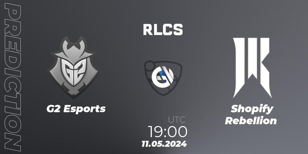 G2 Esports vs Shopify Rebellion: Betting TIp, Match Prediction. 11.05.2024 at 19:00. Rocket League, RLCS 2024 - Major 2: NA Open Qualifier 5