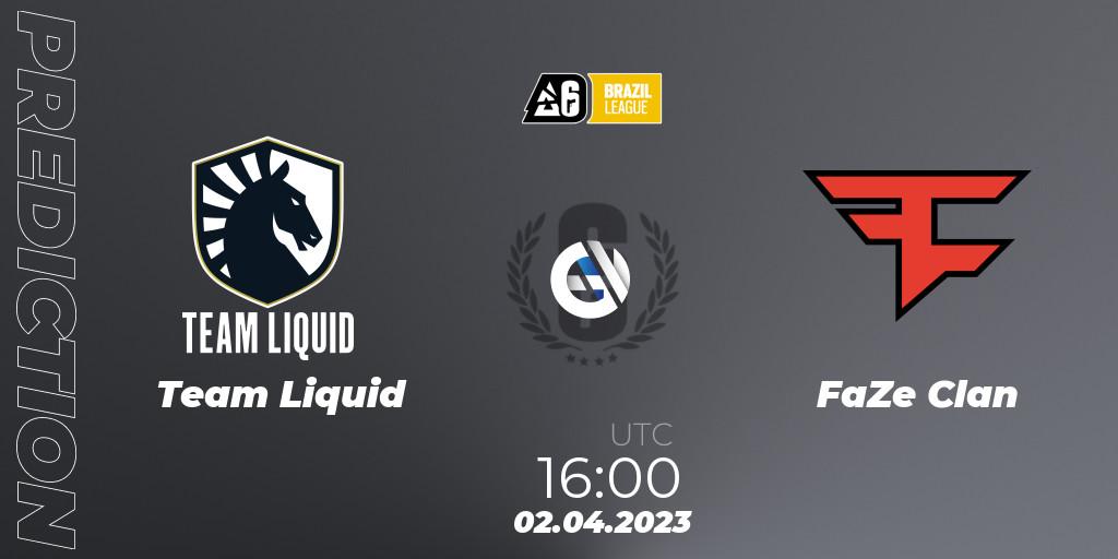 Team Liquid vs FaZe Clan: Betting TIp, Match Prediction. 02.04.23. Rainbow Six, Brazil League 2023 - Stage 1