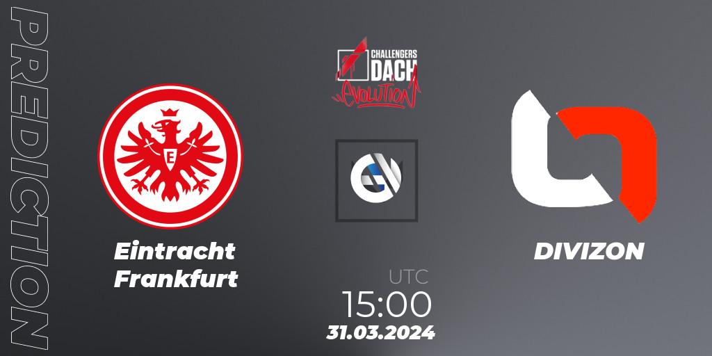 Eintracht Frankfurt vs DIVIZON: Betting TIp, Match Prediction. 07.04.2024 at 15:00. VALORANT, VALORANT Challengers 2024 DACH: Evolution Split 1