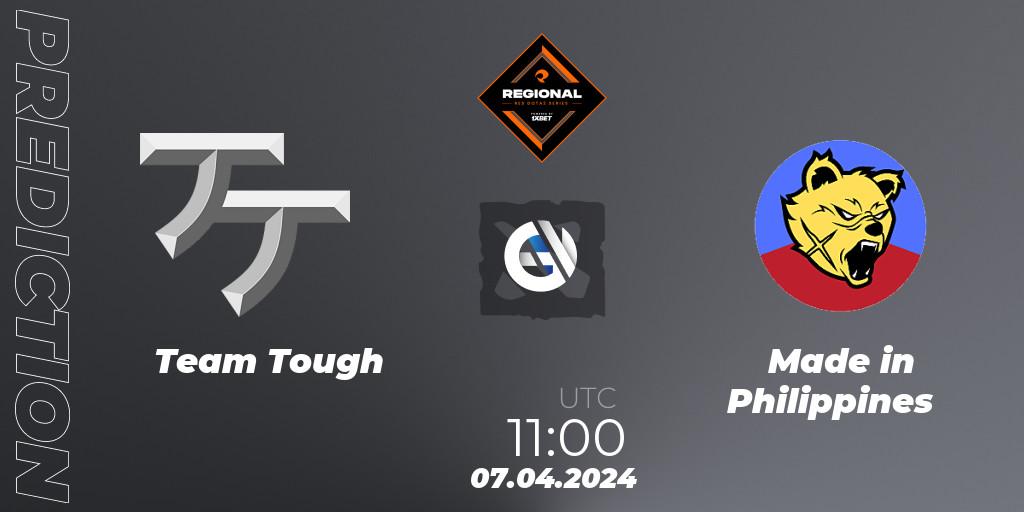 Team Tough vs Made in Philippines: Betting TIp, Match Prediction. 07.04.24. Dota 2, RES Regional Series: SEA #2