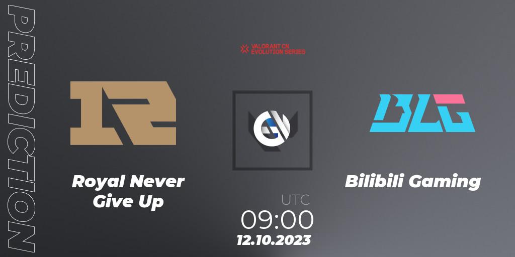 Royal Never Give Up vs Bilibili Gaming: Betting TIp, Match Prediction. 12.10.23. VALORANT, VALORANT China Evolution Series Act 2: Selection - Play-In