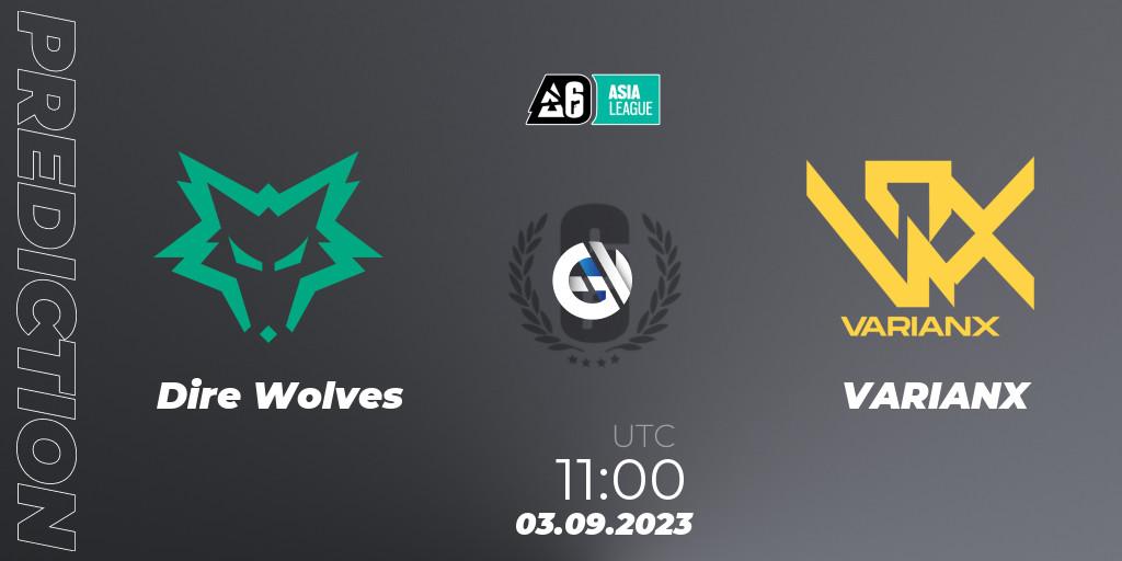 Dire Wolves vs VARIANX: Betting TIp, Match Prediction. 03.09.23. Rainbow Six, SEA League 2023 - Stage 2