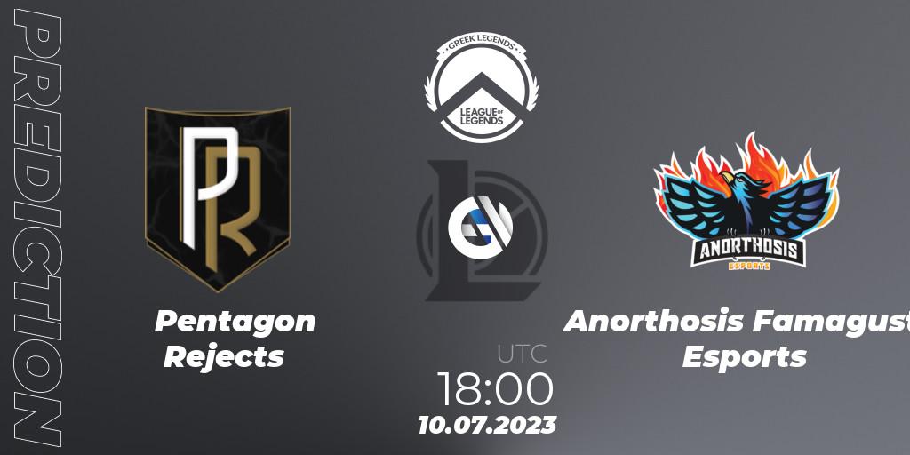 Pentagon Rejects vs Anorthosis Famagusta Esports: Betting TIp, Match Prediction. 10.07.23. LoL, Greek Legends League Summer 2023