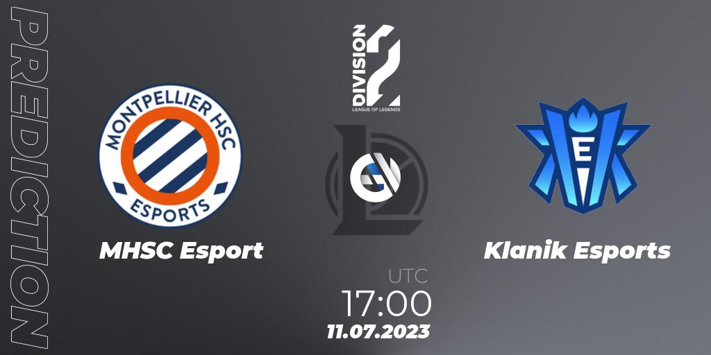 MHSC Esport vs Klanik Esports: Betting TIp, Match Prediction. 11.07.2023 at 17:00. LoL, LFL Division 2 Summer 2023 - Group Stage